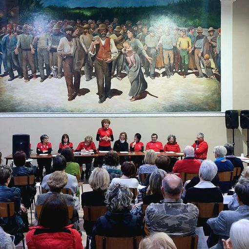 Un'immagine dell'assemblea dell'associazione