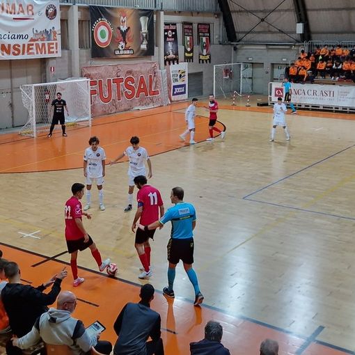 Un momento della partita disputata ieri pomeriggio