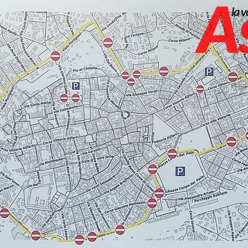 Quest'oggi Asti chiude al traffico e fa una &quot;prova generale&quot; per il Piano del Traffico