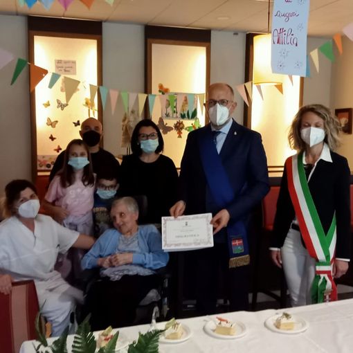 Auguri alla centenaria Attilia Raviola, nuova Patriarca dell'Astigiano