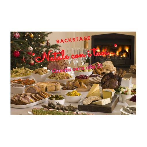 Natale con i tuoi... Stasera su Backstage alimentazione, diete, rapporto con il cibo... Anche nelle feste