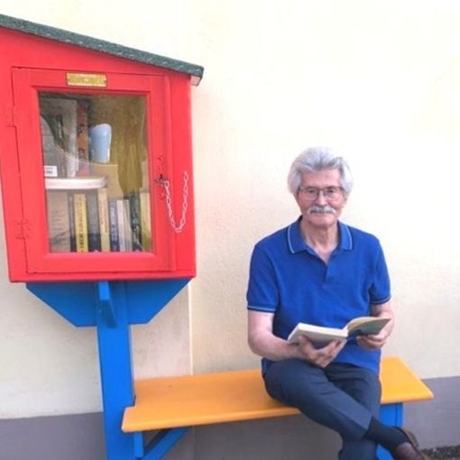 Una delle casette dei libri in funzione a Villafranca