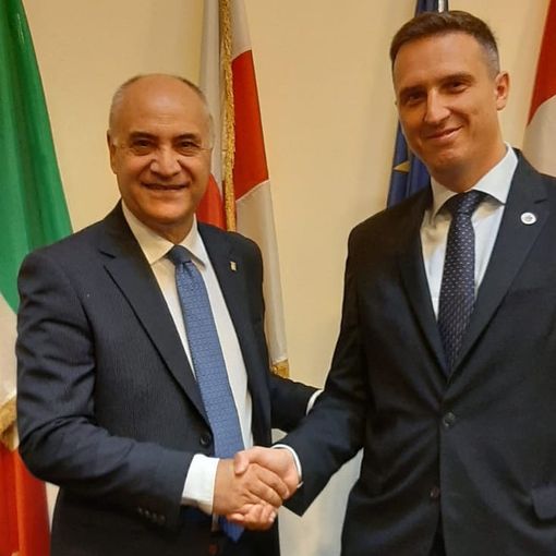 Giovanni Boccia con Emanuele Locci
