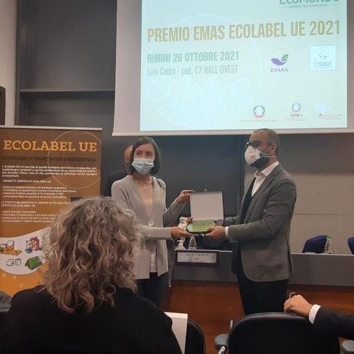 Gaia ad Ecomondo vince il premio Emas Ecolabel UE 2021