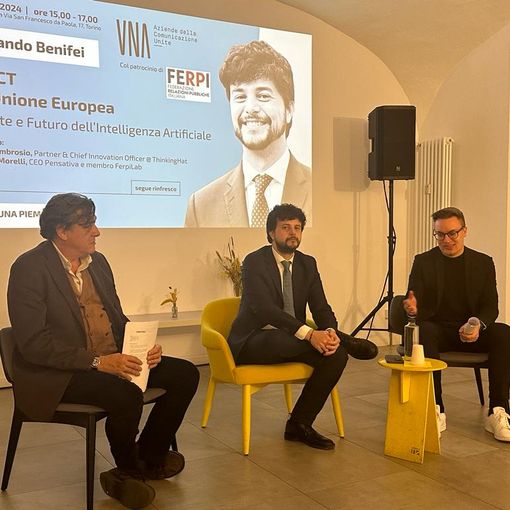 Intelligenza artificiale: l'onorevole Brando Benifei dialoga con Una e Ferpi sul regolamento