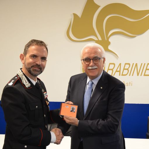 Il professor Calabrese con il tenente colonnello Lando