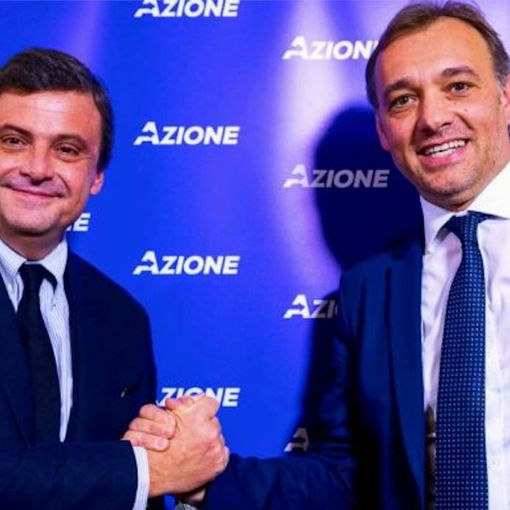 Calenda e Richetti in un'immagine pre Covid