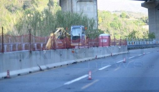 Un cantiere autostradale (immagine d'archivio)