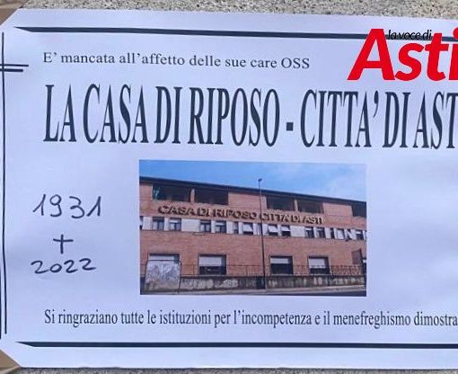 Un falso manifesto funebre che evidenzia, amaramente, la triste sorte della struttura assistenziale