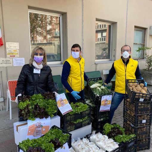 Coldiretti Asti ha effettuato la seconda consegna della “Spesa Sospesa” alla mensa sociale di Asti