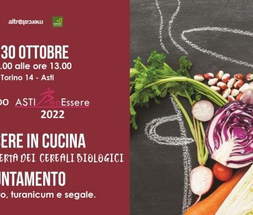 La locandina dell'iniziativa relativa i cereali biologici Rava e Fava