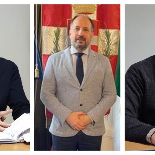 Nel collage, da sinistra: Mario Malandrone, Maurizio Rasero e Massimo Cerruti