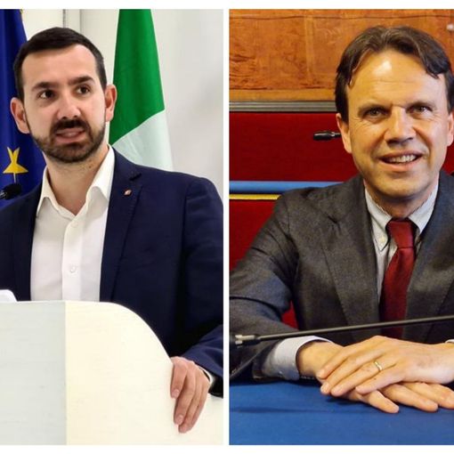 Gli assessori Marnati (a sinistra) e Tronzano