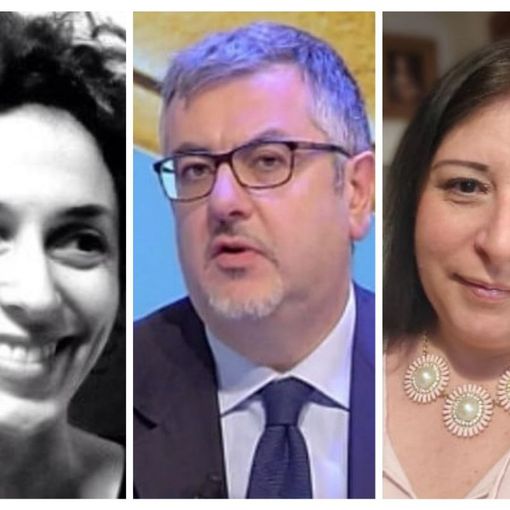 Nel collage fotografico, da sinistra a destra: Valentina Panna, Stefano Santin e Veronica Rollero