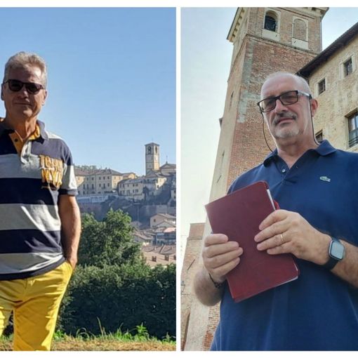 Nel collage fotografico, da sinistra a destra, Romeo Siciliani e Giovanni Casalegno