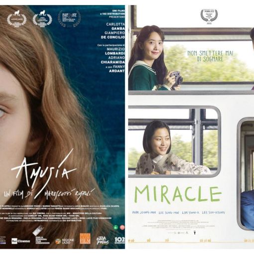 Le locandine dei due film in programmazione al Lumiére
