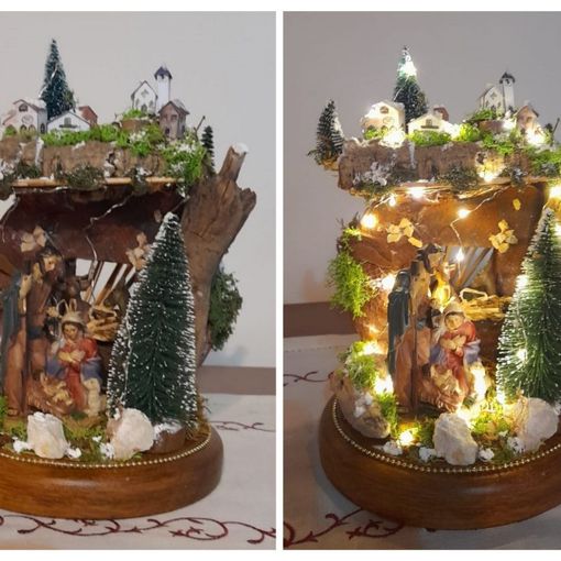 Il presepe che verrà donato a Papa Bergoglio