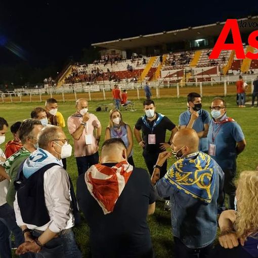 Collegio dei rettori allo stadio di Asti