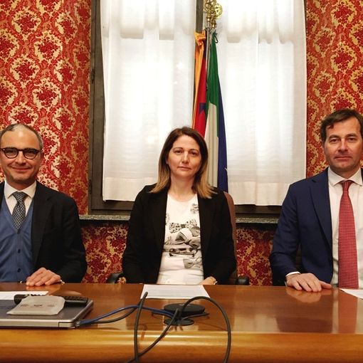 L'incontro in Municipio tra il sindaco Macchia, il commissario straordinario Endrizzi