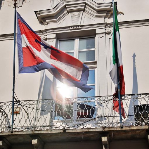 Comune di Asti, primo piano, facciata