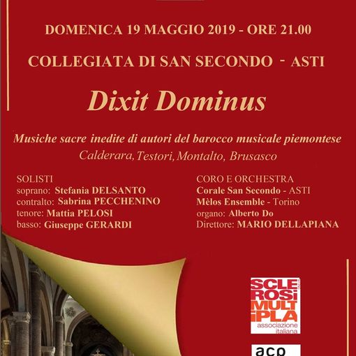 Torna il tradizionale concerto Dixit Dominus, nella Collegiata di San Secondo