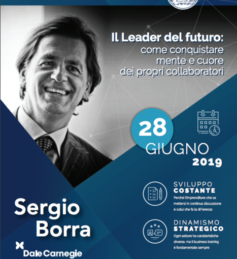 Ancora qualche posto libero per il corso di alta formazione tenuto da Sergio Borra sul tema: “Leader del futuro: conquistare mente e cuore dei collaboratori”