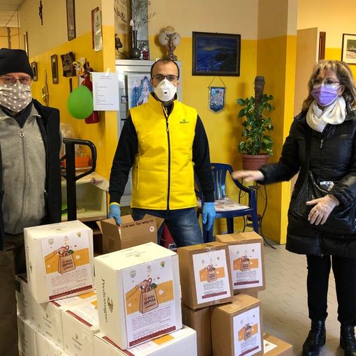 Coldiretti Asti ha effettuato la prima consegna della “Spesa Sospesa” alla mensa sociale di Asti