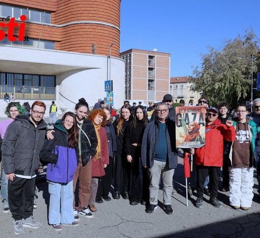 Un'immagine relativa la manifestazione pro Gaza dell'11 novembre scorso