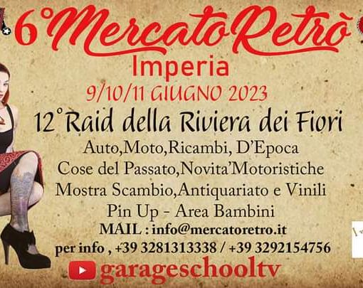 Dal 9 all'11 giugno a Imperia tornerà l'appuntamento con il 'Mercatoretro’