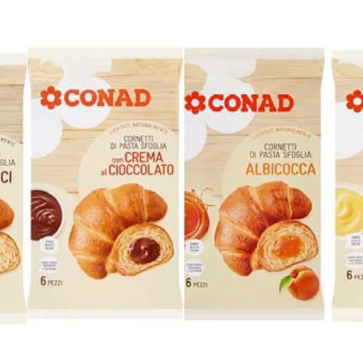 Conad richiama alcuni lotti di cornetti a proprio marchio