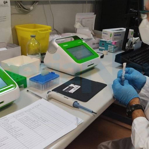 Un laboratorio analisi (immagine d'archivio)