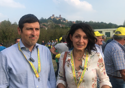 Il direttore Furia e la presidente Monticone