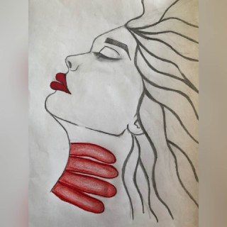 Uno dei disegni realizzati dagli studenti della Scuola Alberghiera