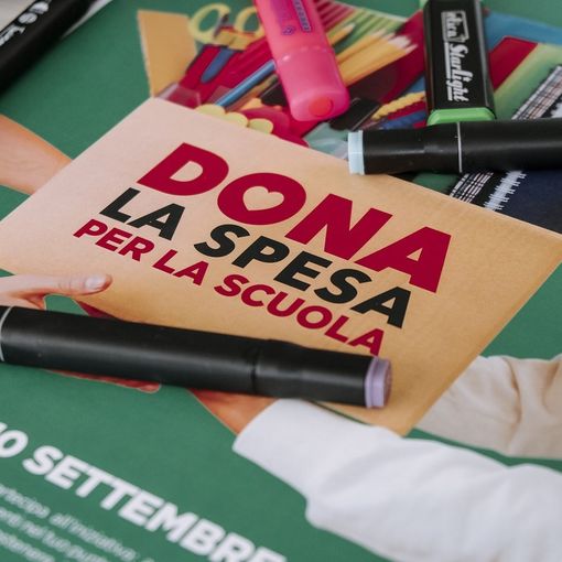 Sabato 10 settembre si rinnoverà l'appuntamento con &quot;Dona la Spesa per la Scuola&quot;