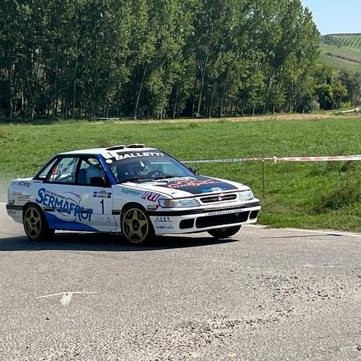 Emanuele Franco e Flavio Aivano dominano la prima tappa del rally del Grappolo