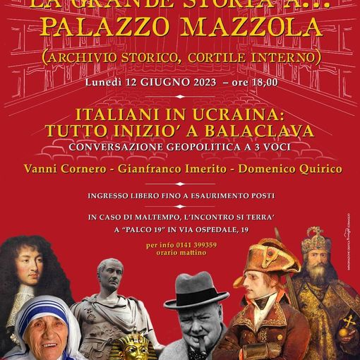 Torna &quot;La grande storia a... Palazzo Mazzola&quot;