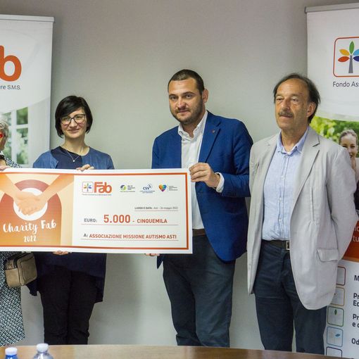 Bando Charity Fab: premiati i vincitori, tra cui l'Associazione Missione Autismo di Asti