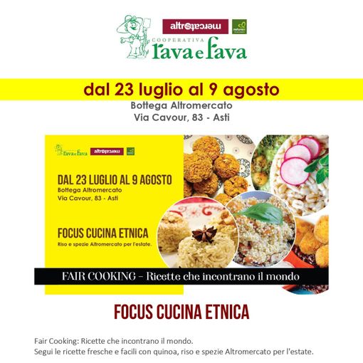 Alla Rava e Fava ecccellenze dal gusto etnico con gusti e sapori dal mondo