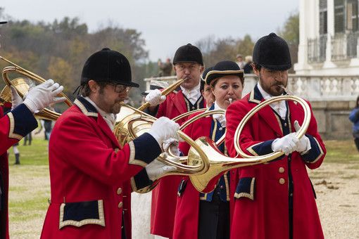 Equipaggio di suonatori da caccia a Stupinigi
