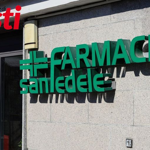 La farmacia San Fedele, oggetto di una recente rapina - Efrem Zanchettin