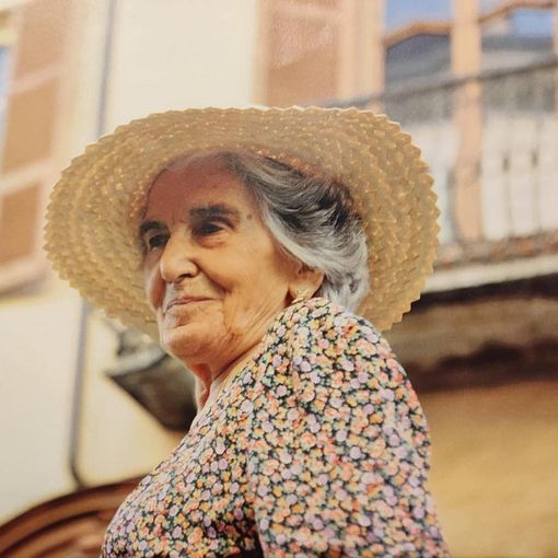 Felicina Voglino ritratta in una foto postata su Facebook dalla Pro loco di Motta