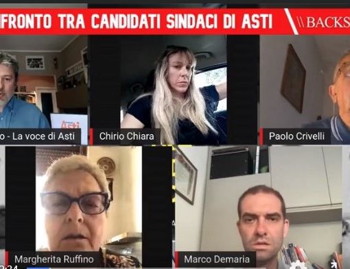 Un fermo immagine tratto dalla trasmissione in onda ieri sera