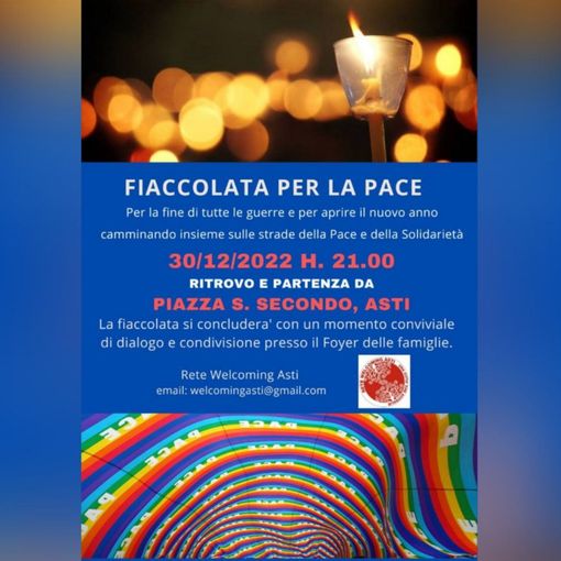 La locandina della Fiaccolata in programma venerdì 30 dicembre