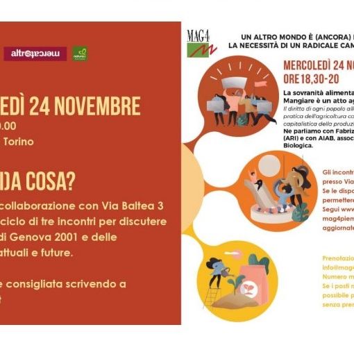 La locandina dell'iniziativa