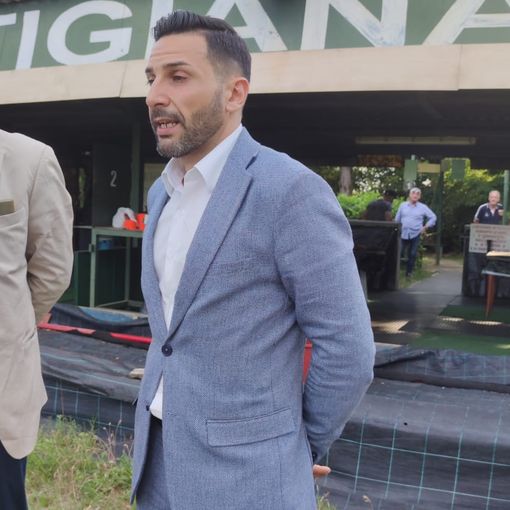 Fiocchi e Iannotta ritratti mentre ci stavano rilasciando la videointervista