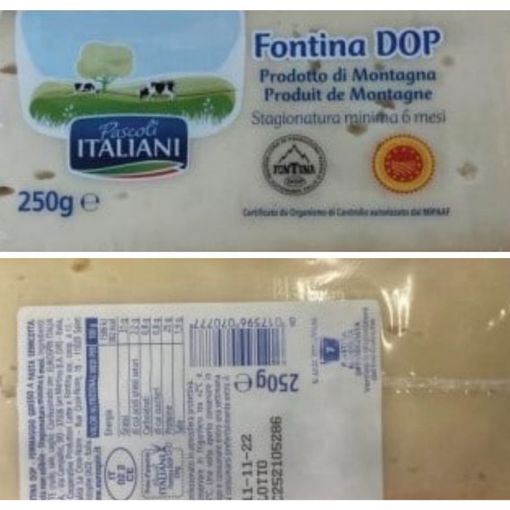 Rischio escherichia coli in un lotto di fontina Eurospin