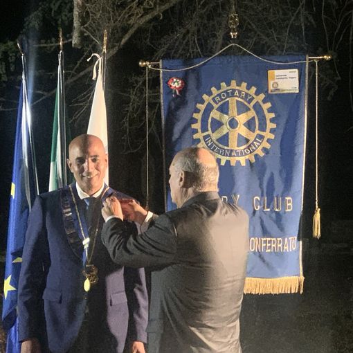 i, il presidente uscente Aldo Zaio con  Hicham Barida .
