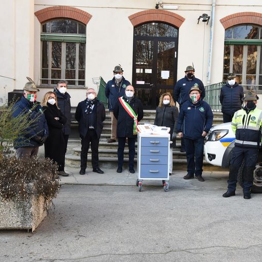 Dagli Alpini, materiale sanitario per la Casa di Riposo Città di Asti