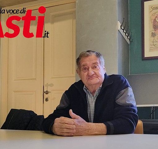 Giancarlo Benedetti, rettore del Comitato Palio di Canelli e presidente della Pro loco, ritratto nel corso dell'incontro