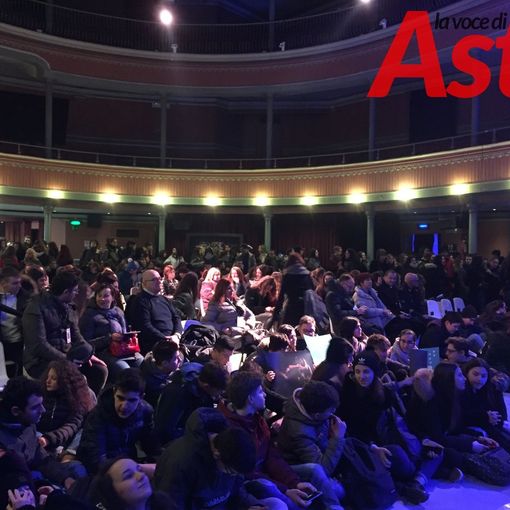 Il pubblico numerosissimo al Palco 19 questa mattina